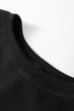 Load image into Gallery viewer, Black Solid Color High Low Pullover and Skinny Pants Set