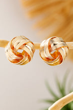 Load image into Gallery viewer, Gold Minimalism Knot Earrings
