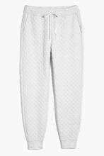 Load image into Gallery viewer, White Quilted Hoodie and Sweatpants Two Piece Set
