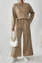 Load image into Gallery viewer, Khaki Ultra Loose Textured 2pcs Slouchy Outfit
