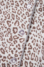 Load image into Gallery viewer, White Allover Leopard Print Long Sleeve and Pants Pajama Set
