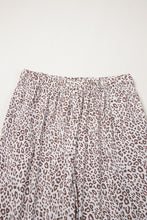 Load image into Gallery viewer, White Allover Leopard Print Long Sleeve and Pants Pajama Set
