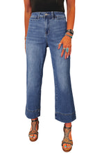 Load image into Gallery viewer, Ashleigh Blue Mineral Wash High Waist Crop Jeans
