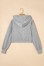 Load image into Gallery viewer, Gray Drawstring Hoodie and High Waist Pants Lounge Set
