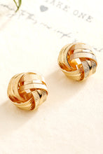 Load image into Gallery viewer, Gold Minimalism Knot Earrings
