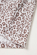 Load image into Gallery viewer, White Allover Leopard Print Long Sleeve and Pants Pajama Set
