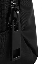 Load image into Gallery viewer, Black Waterproof Zipped Fanny Pack Crossbody Bag
